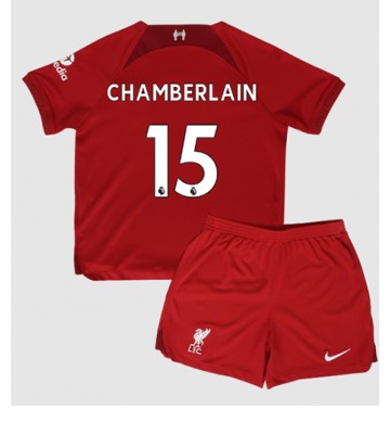 Liverpool Chamberlain #15 Hjemmedraktsett Barn 2022-23 Kortermet (+ Korte bukser)